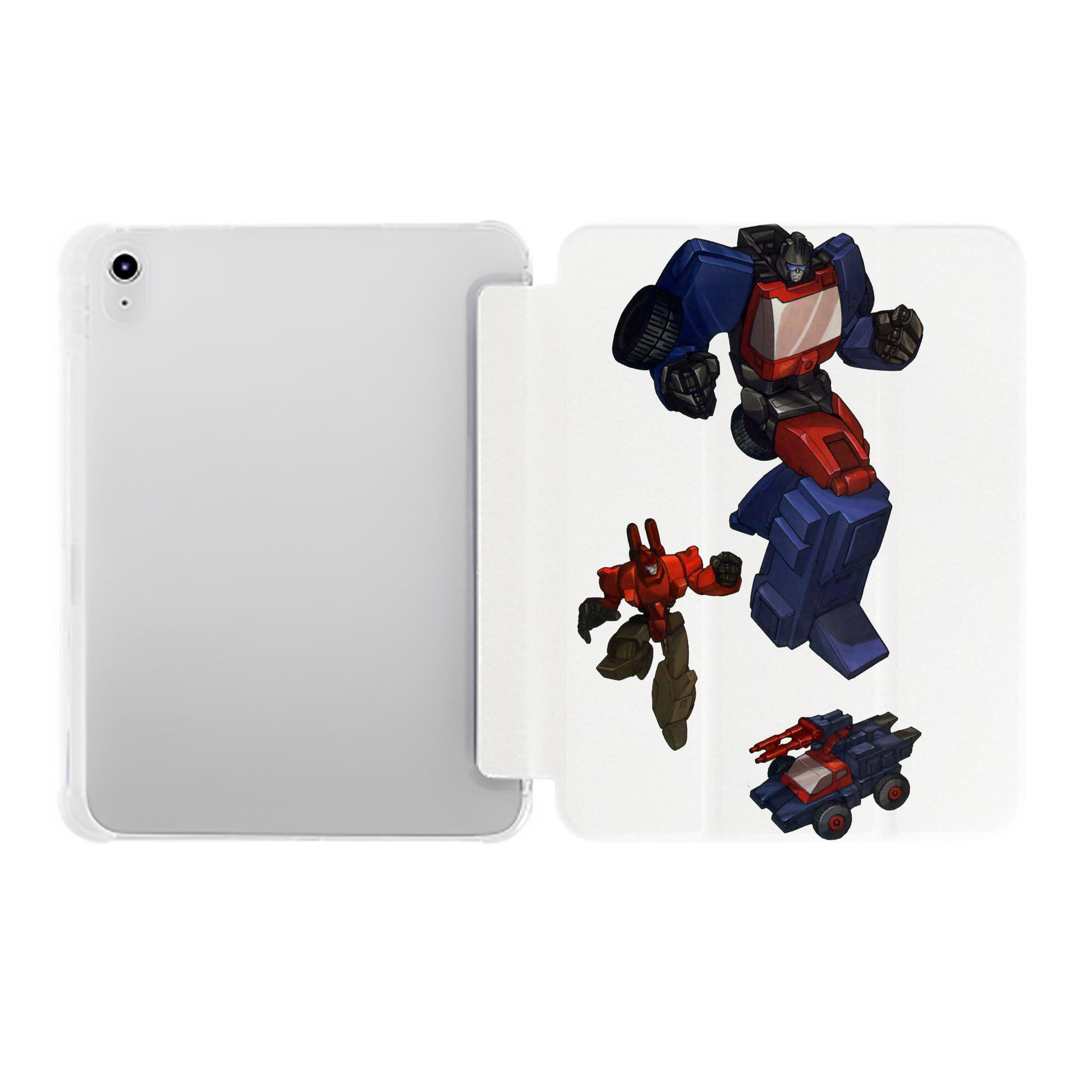 （画像用）  IPad ケース ペン収納付き 三つ折りスタンド PUレザー×シリコン 対応機種9.5/10.5/10.9インチ